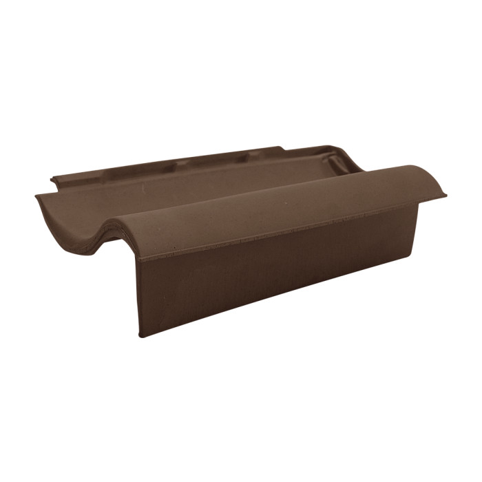 Боковая правая черепица, TG10, Орехово-коричневый, ABC