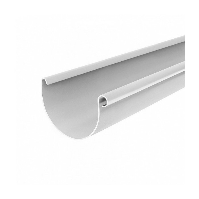 Желоб водосточный, пвх, L-3 м, d-100 мм, белый, BRYZA