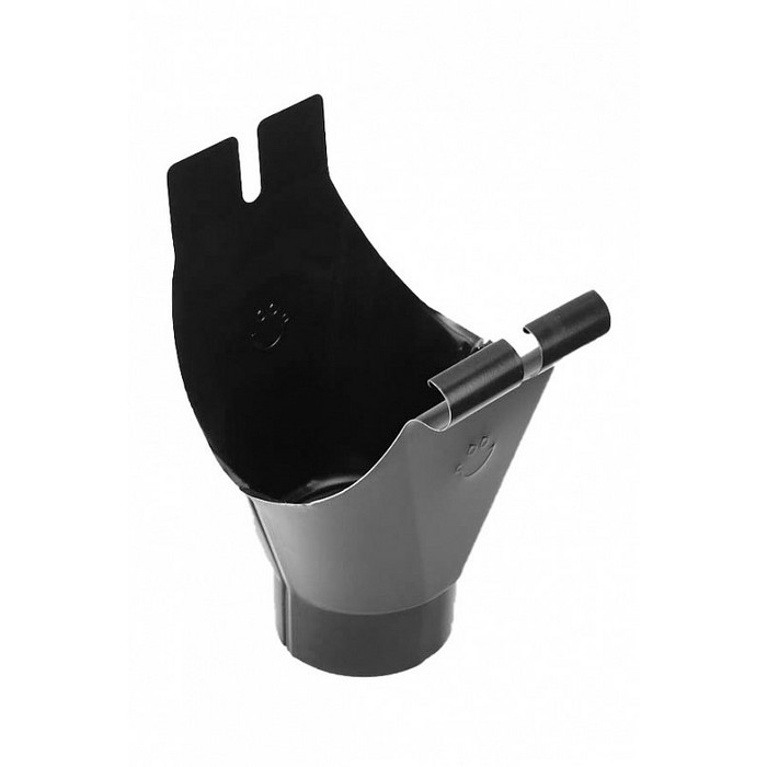 Воронка STAL, 124(120)/90 мм, цвет Графит, Galeco