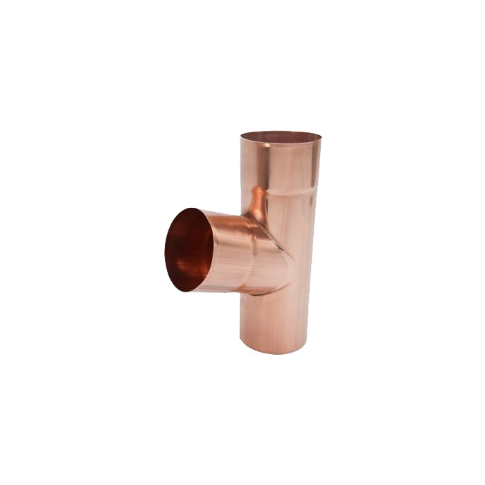 Тройник трубы, медь, d-90 мм, Aquasystem