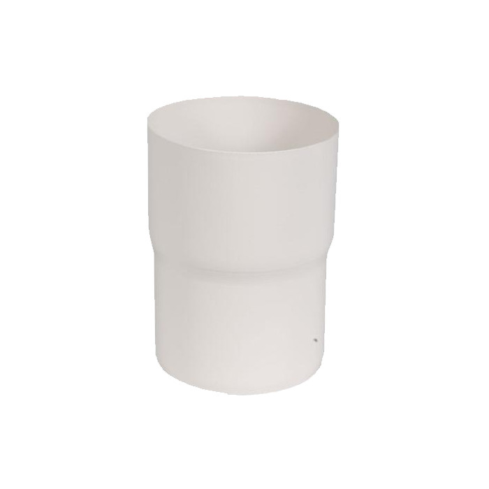 Соединитель трубы, сталь, d-90 мм, белый, Aquasystem